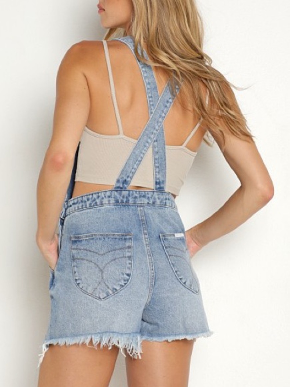 ROLLA’S Original High Rise Cut-Off Short Overalls - Picture 10 of 14